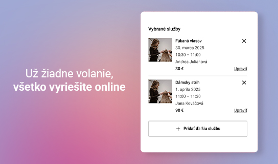 Veľký výber salónov a služieb