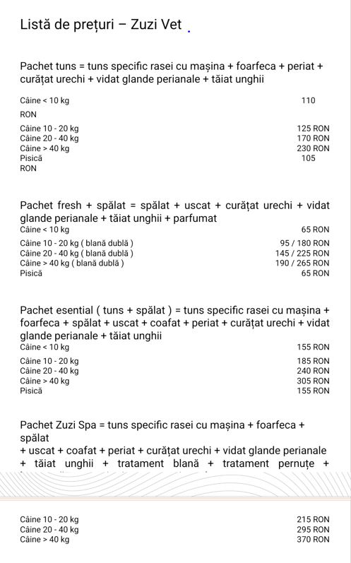 Listă prețuri Zuzi Vet.JPG