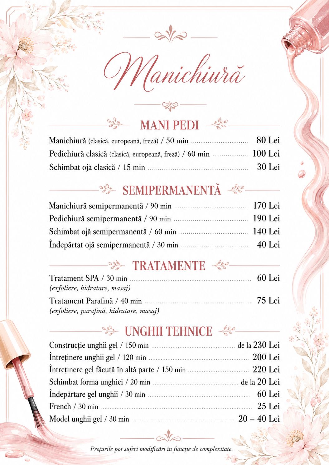 Listă de prețuri Manichiură Color Style.jpg