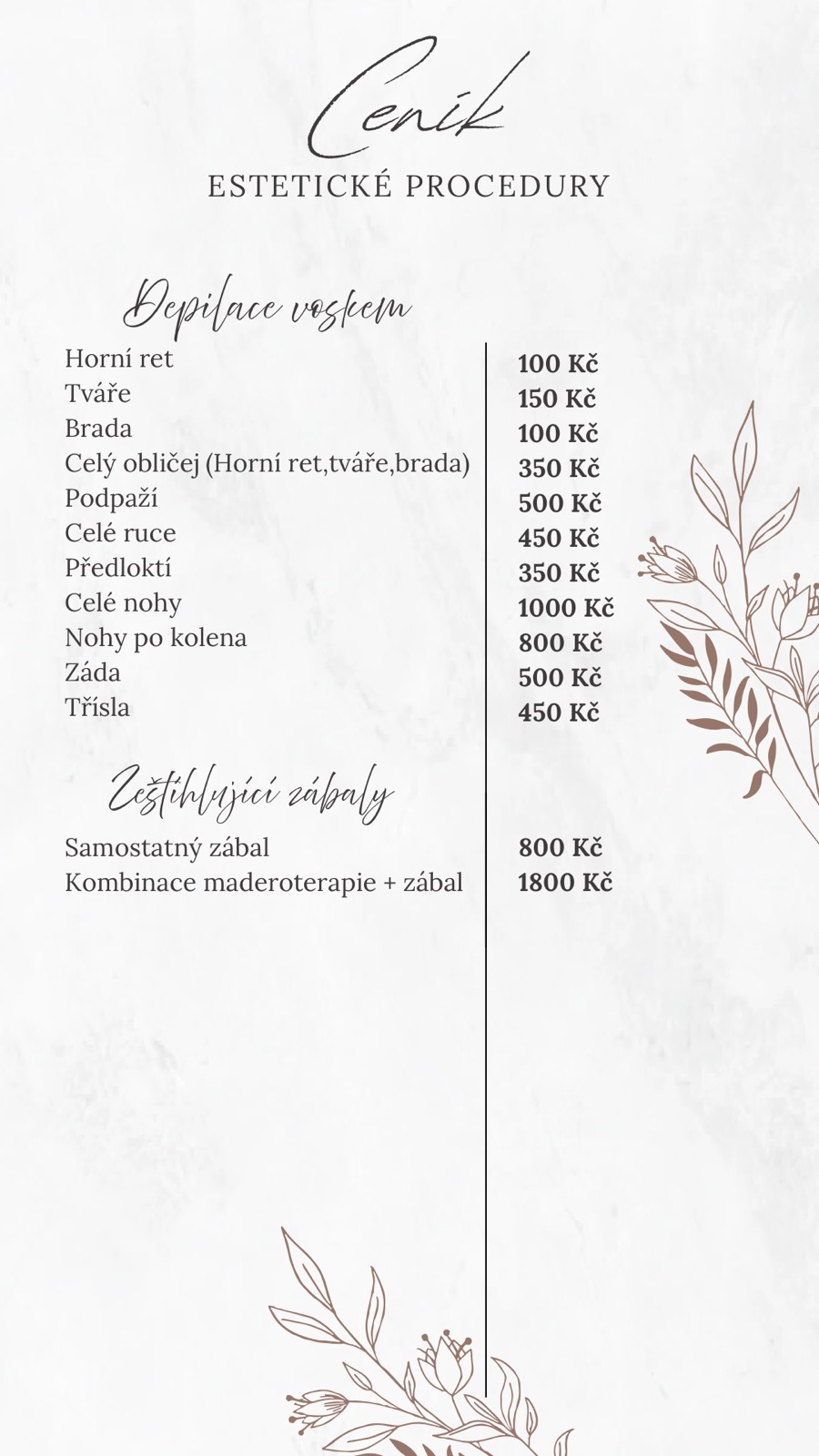 Beige Vintage Floral Makeup Price List - 3.jpg.jpeg